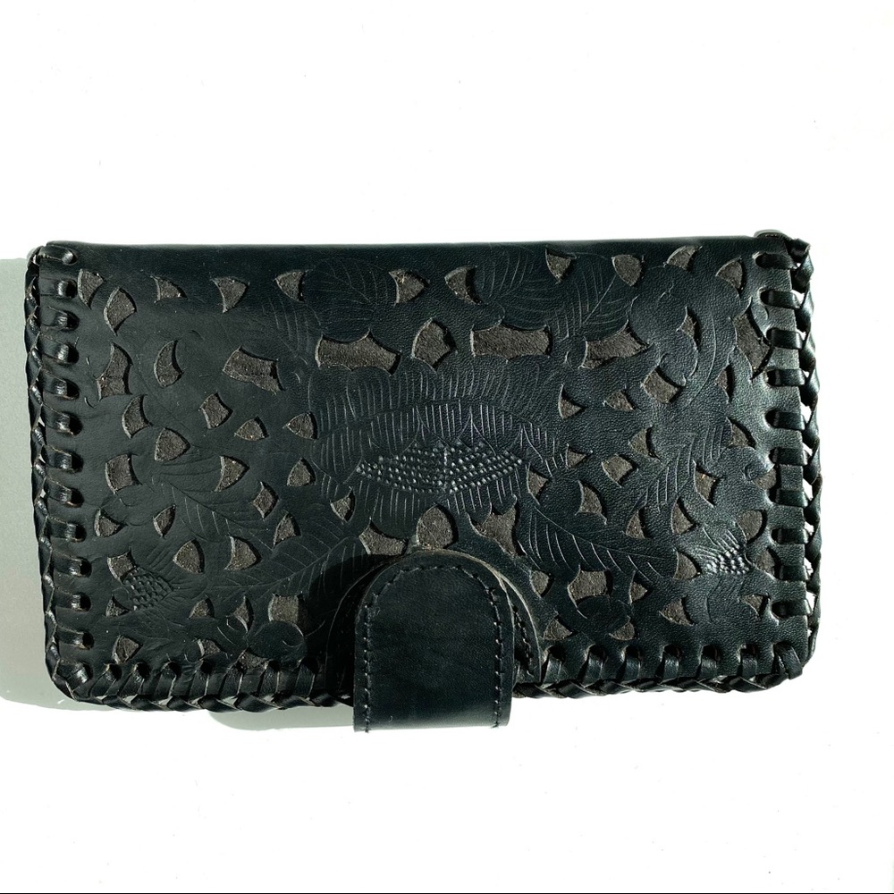 Black Handmade Leather Wallet